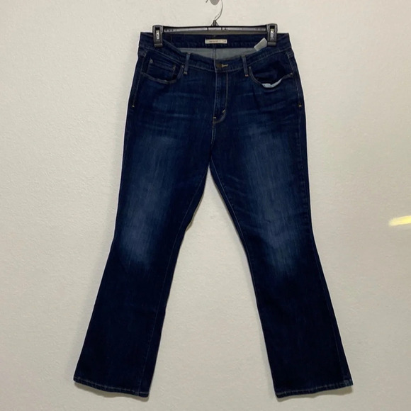 Levi's 515 Bootcut Dark Wash Jeans - Picture 2 of 10